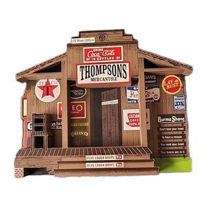 Sheila's Figurine, THOMPSONS MERCANTILE, Country Store, Coca Cola, 1996, SOP03